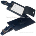 navy leather cover nautical luggage tags